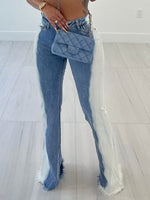Ombre Flared Jeans
